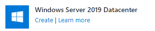 Hae 'Windows Server 2019 Datacenter'